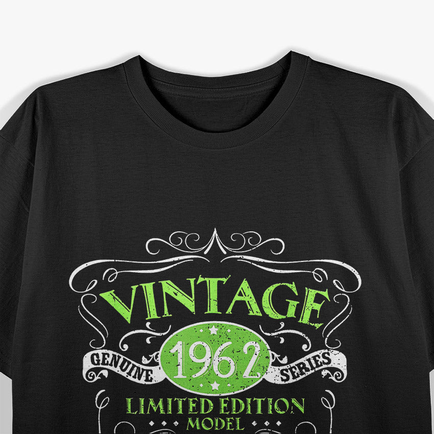 Vintage 1962 60th Birthday Gift Retro Classic Aged T-Shirt
