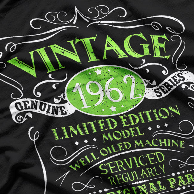 Vintage 1962 60th Birthday Gift Retro Classic Aged T-Shirt