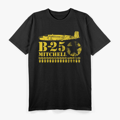 WWII B-25 Mitchell: Classic Air Force Bomber T-Shirt