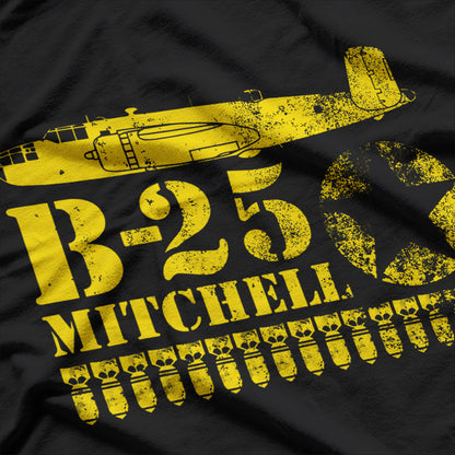 WWII B-25 Mitchell: Classic Air Force Bomber T-Shirt