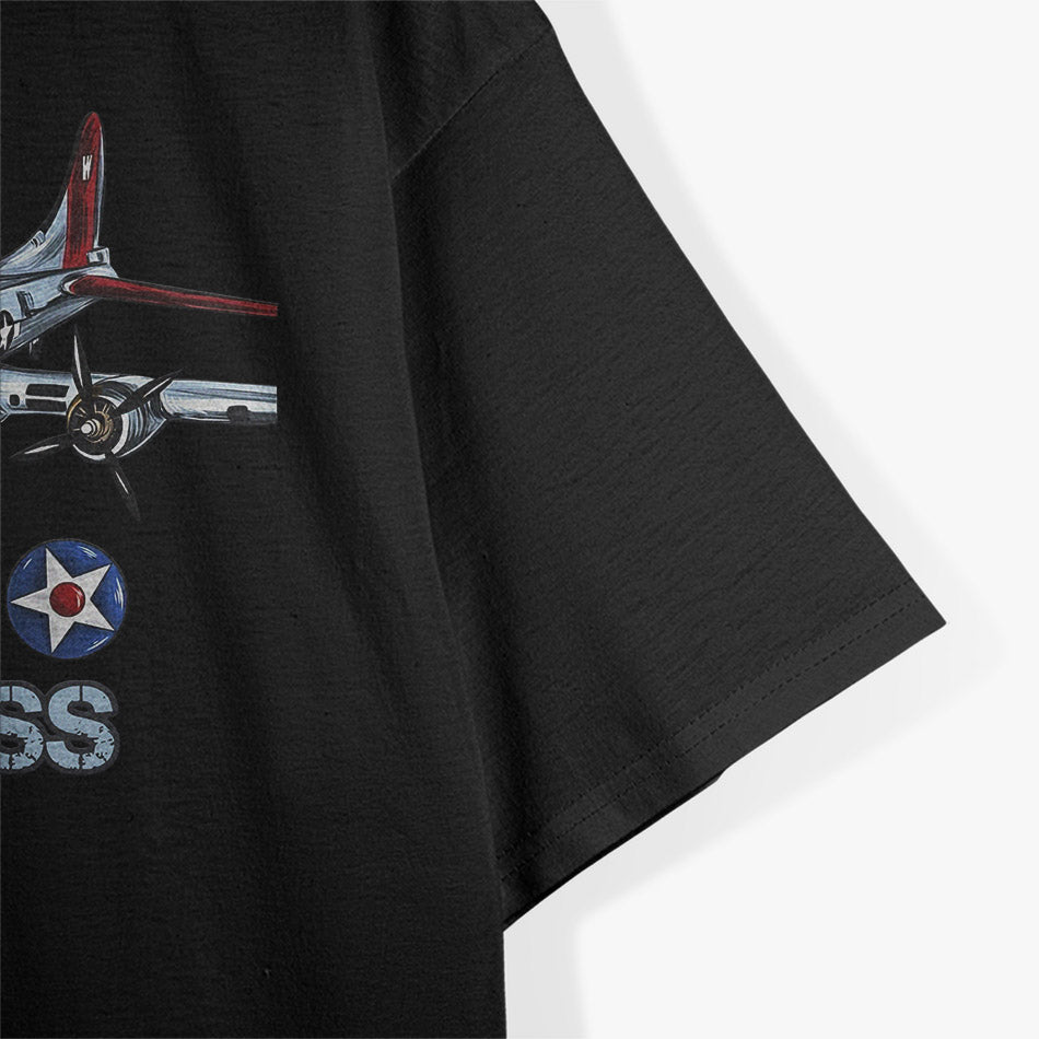 WW2 Aviation B-17 Bomber Military Pilot Veteran T-Shirt