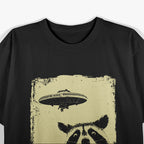 Weird UFO Raccoon T-Shirt