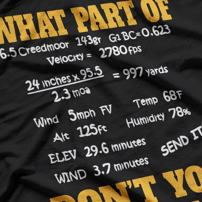 What Part of Don’t You Understand?: Bold and Funny Statement T-Shirt