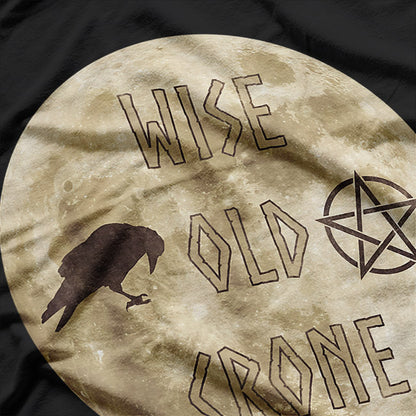 Wise Old Crone Wicca Pagan Triple Goddess Feminist Power T-Shirt