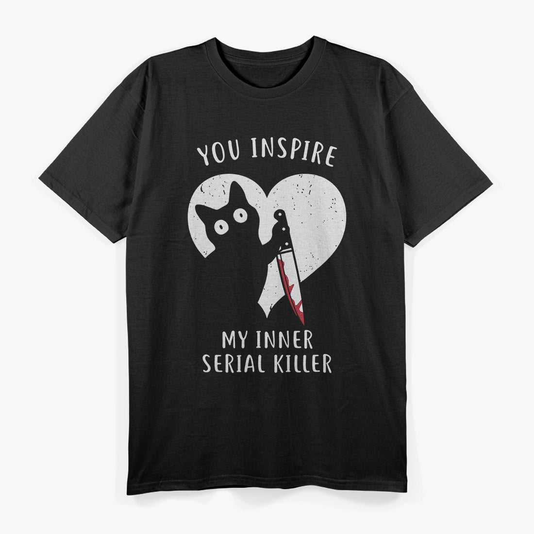 You Inspire My Inner Chaos Funny Mischievous Cat Lover Meme T-Shirt