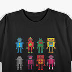 Retro Robot Revolution – Funny Tech Geek T-Shirt