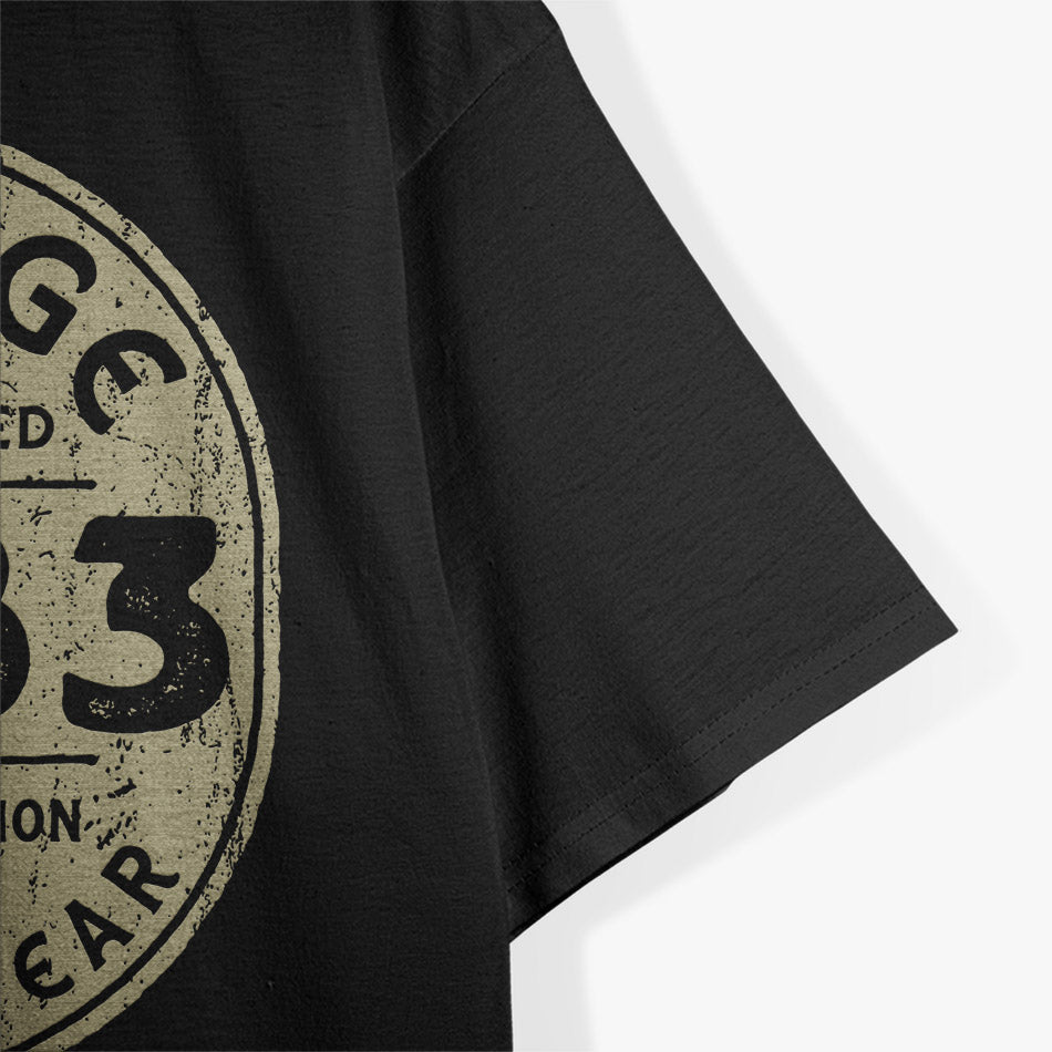 Vintage Established 1983 – 40th Birthday Party Retro Design T-Shirt