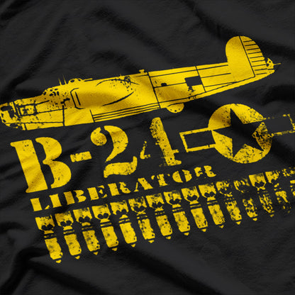 WWII B-24 Liberator: Iconic Air Force Bomber T-Shirt