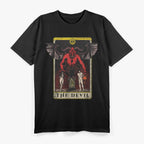 Witchcraft Baphomet Tarot Card The Devil XV Occult Art T-Shirt