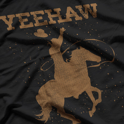 Yeehaw Bull Riding Texas Western Cowboy Rodeo T-Shirt