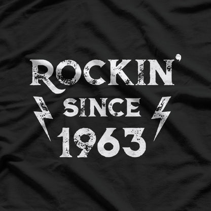 60 Year Old Classic Rock 1963 Edition Funny Birthday Gift T-Shirt