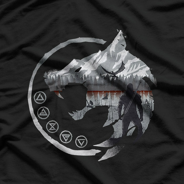 A Witcher’s Tale – Fantasy Monster Hunter Classic Inspired Love T-Shirt