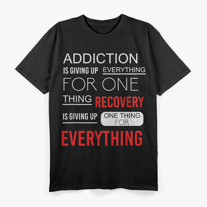 Sobriety Warrior Celebrate Recovery Hope & Strength T-Shirt