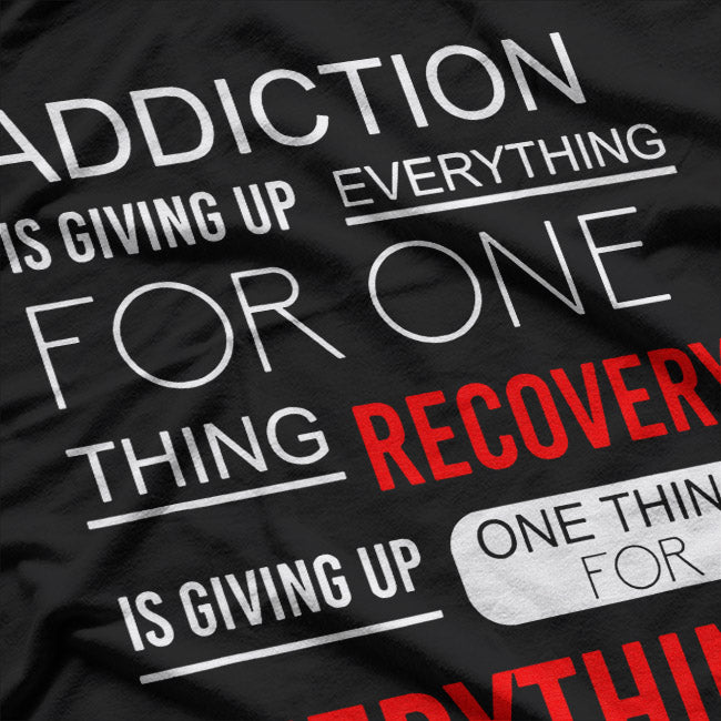 Sobriety Warrior Celebrate Recovery Hope & Strength T-Shirt