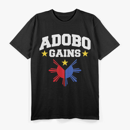 Adobo Gains Filipino Flag Pinoy Philippines T-Shirt