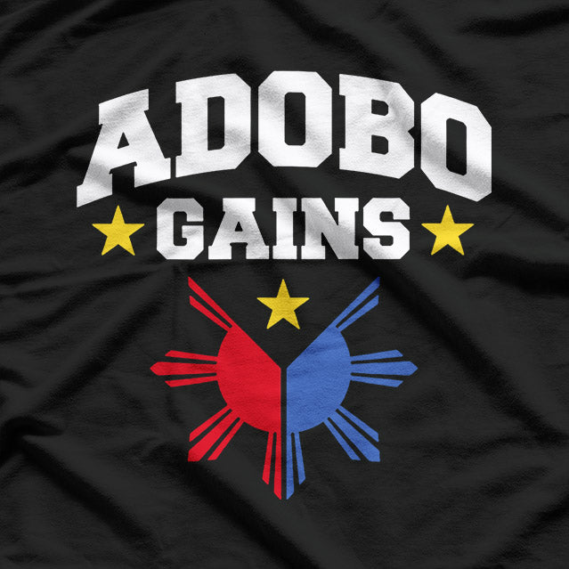 Adobo Gains Filipino Flag Pinoy Philippines T-Shirt