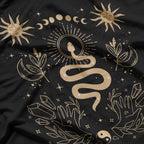 Dark Academia Tarot Card Snake Mystical Gothic T-Shirt