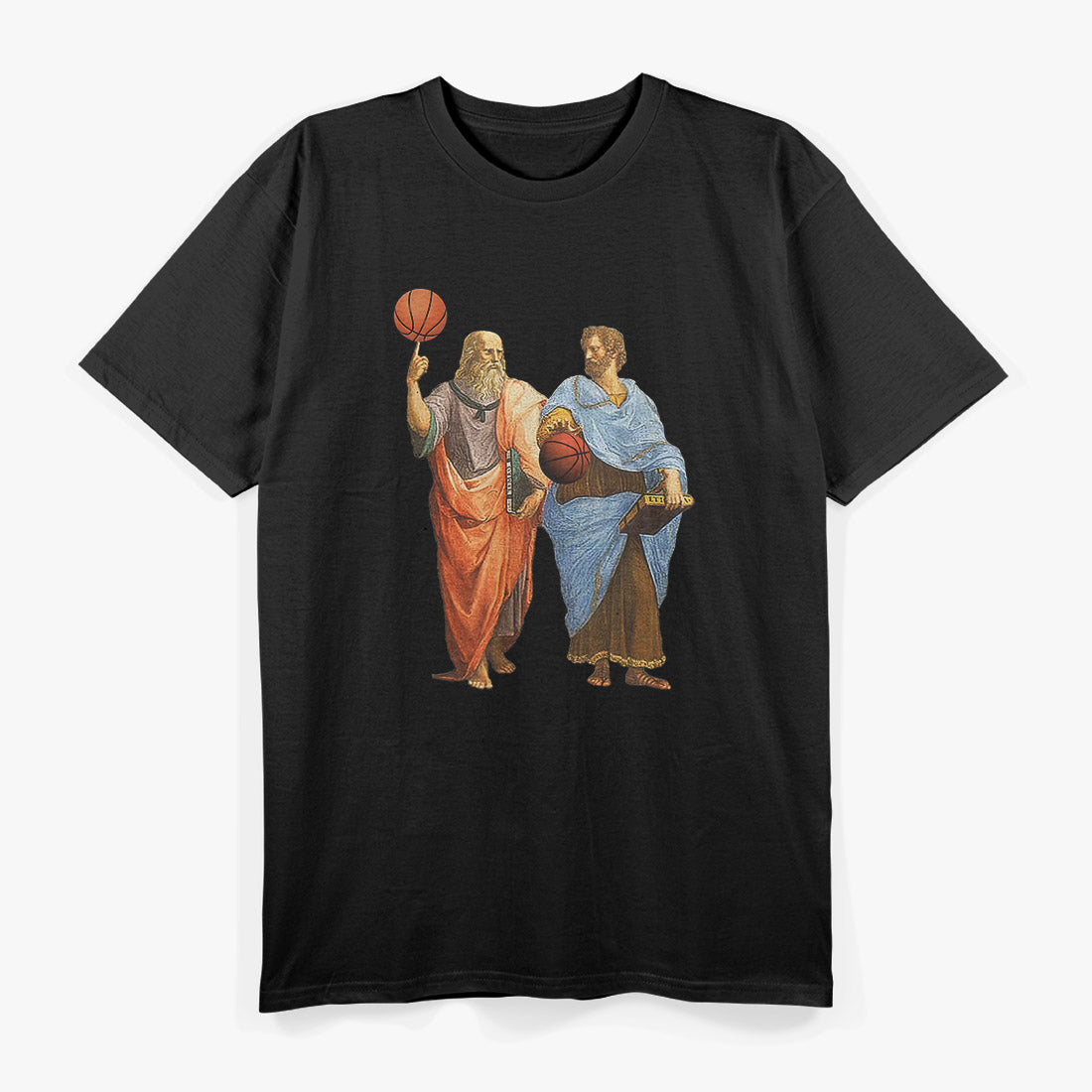 Aristotle and Plato - Philosophers Who Play Ball T-Shirt