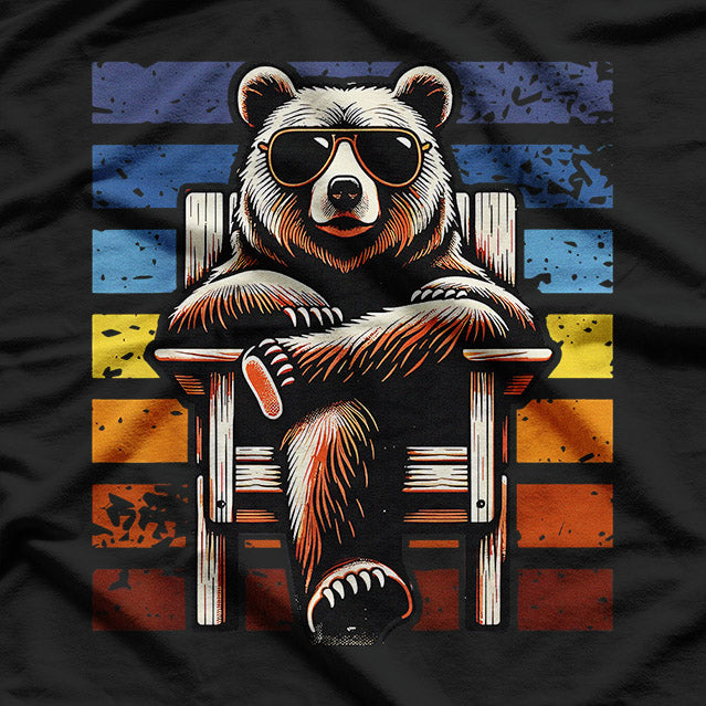 Retro Bear A Vintage Tribute to the Wild T-Shirt