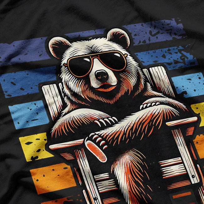 Retro Bear A Vintage Tribute to the Wild T-Shirt