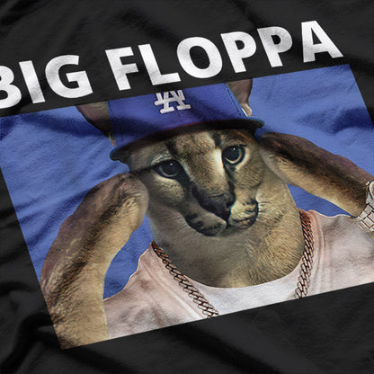 Big Floppa Meme - Funny Caracal Cat Lover T-Shirt