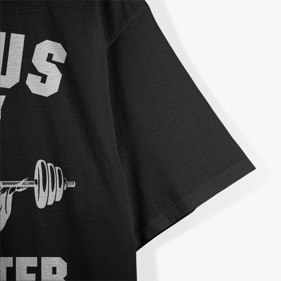 Jesus Is My Spotter: Christian Gym Faith T-Shirt