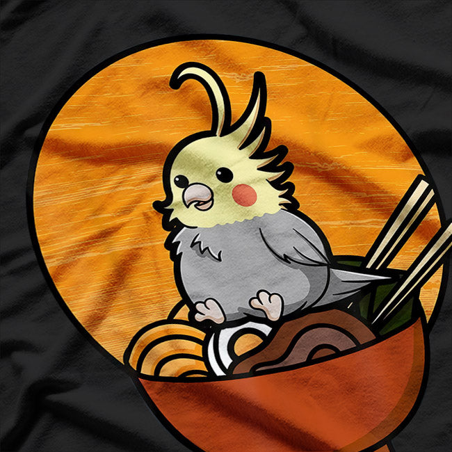 Cockatiel Cockatoo Lutino Quarrion Weiro Bird Parrot Tiel T-Shirt