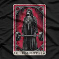 Deadlift Skeleton Funny Gym Workout Halloween Graphic T-Shirt