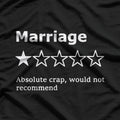 Marriage: One Star, Just Divorced T-Shirt