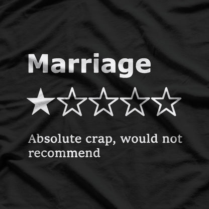 Marriage: One Star, Just Divorced T-Shirt