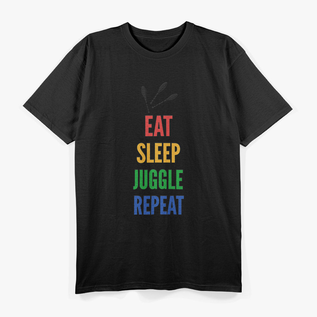 Juggling Lifestyle – Eat Sleep Juggle Repeat Graphic T-Shirt