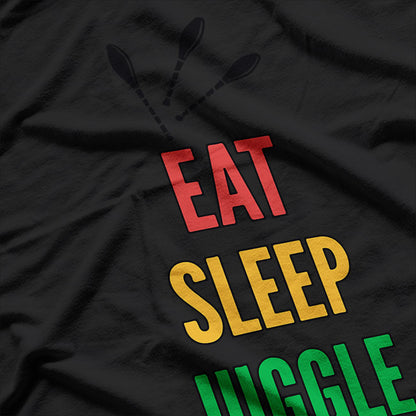 Juggling Lifestyle – Eat Sleep Juggle Repeat Graphic T-Shirt