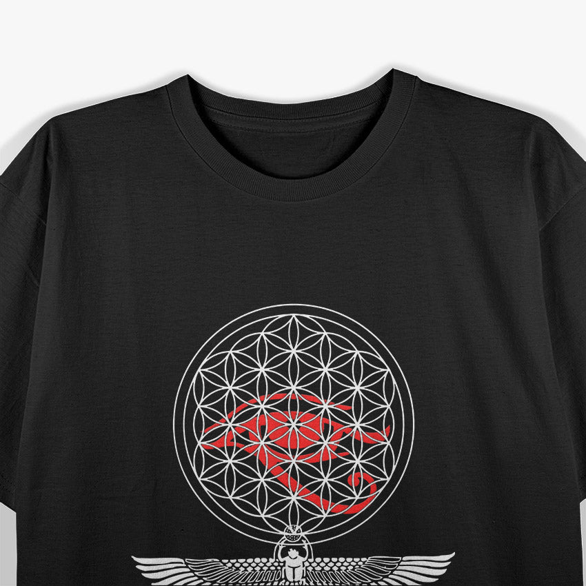 Egyptian Sacred Geometry Flower of Life T-Shirt