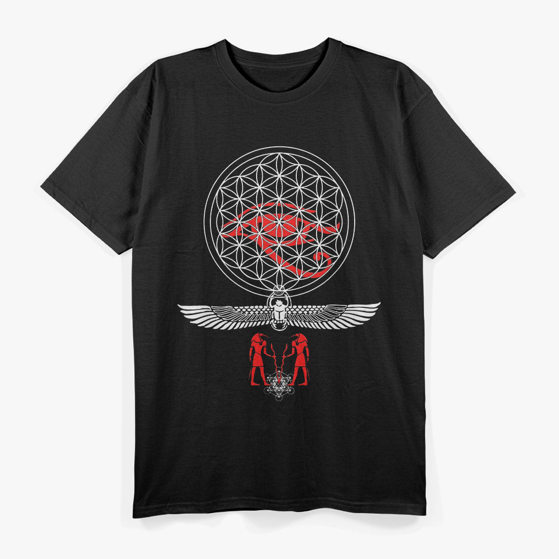 Egyptian Sacred Geometry Flower of Life T-Shirt