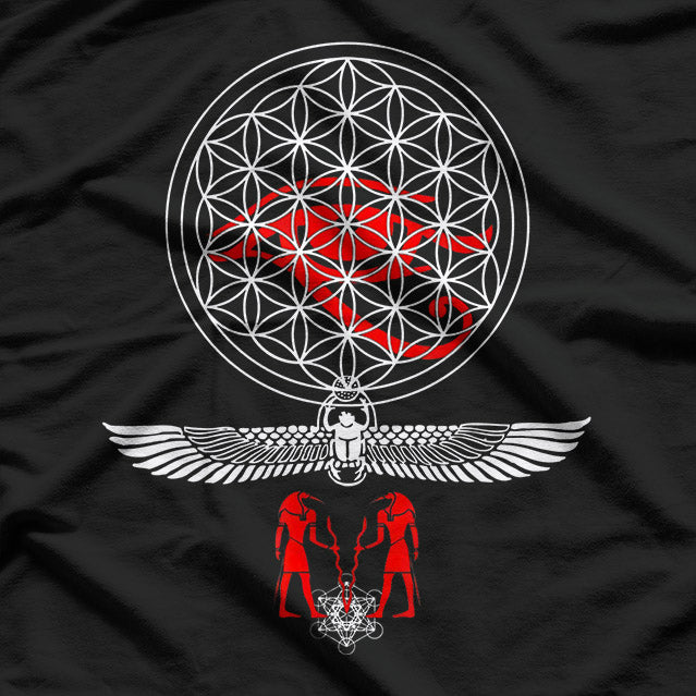 Egyptian Sacred Geometry Flower of Life T-Shirt