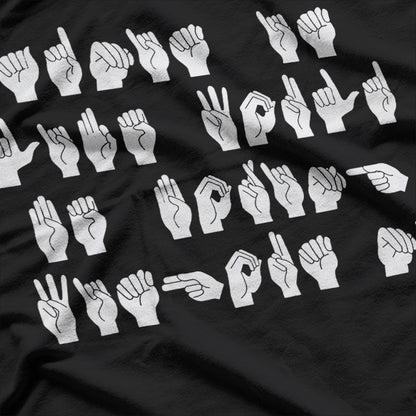 Funny ASL American Sign Language Deaf Not Dumb T-Shirt