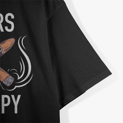 Cigars Are My Therapy Relaxing Smoker Humor T-Shirt