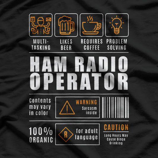 Funny Ham Radio – Hilarious Radio Operator Humor Love T-Shirt