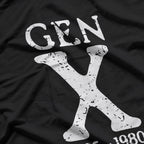 Gen X 1965–1980 – We Don’t Care Funny Retro T-Shirt
