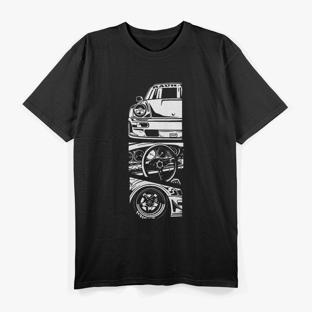 Japanese Automotive Retro Race Vintage Tuning Car T-Shirt
