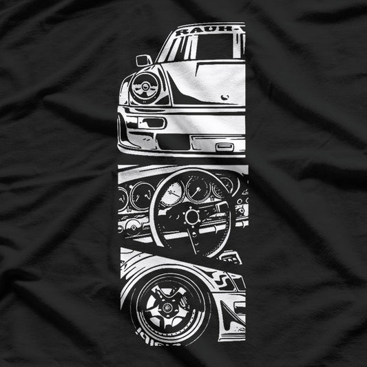 Japanese Automotive Retro Race Vintage Tuning Car T-Shirt