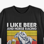 Maybe I Like Beer – Funny Vintage Retro Drinking Graphic T-Shirt