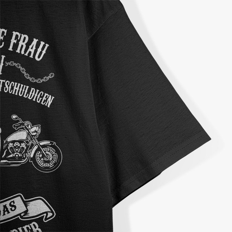 God Shamed the Woman Then Invented the Motorcycle Funny T-shirt
