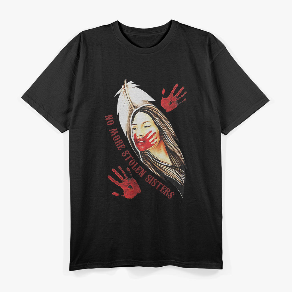 No More Stolen Sisters – MMIW Awareness Indigenous T-Shirt