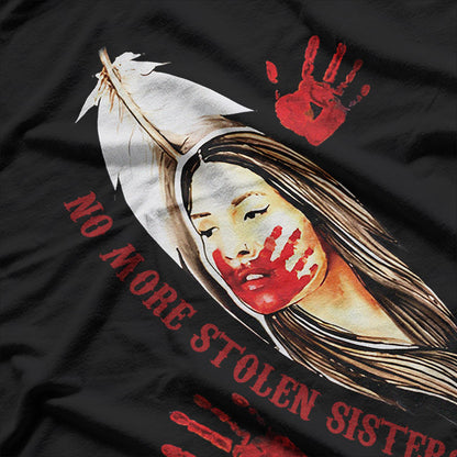 No More Stolen Sisters – MMIW Awareness Indigenous T-Shirt