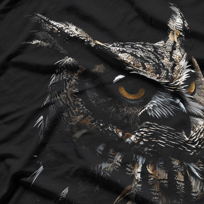 Owl Portrait – Wise Night Bird Nature Artwork Love T-Shirt