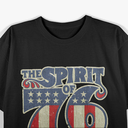 Spirit of ‘76 Independence – Vintage 1776 American Flag T-Shirt