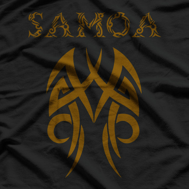 Samoan Pride Tribal Tattoo Style Pacific Islander Art T-Shirt