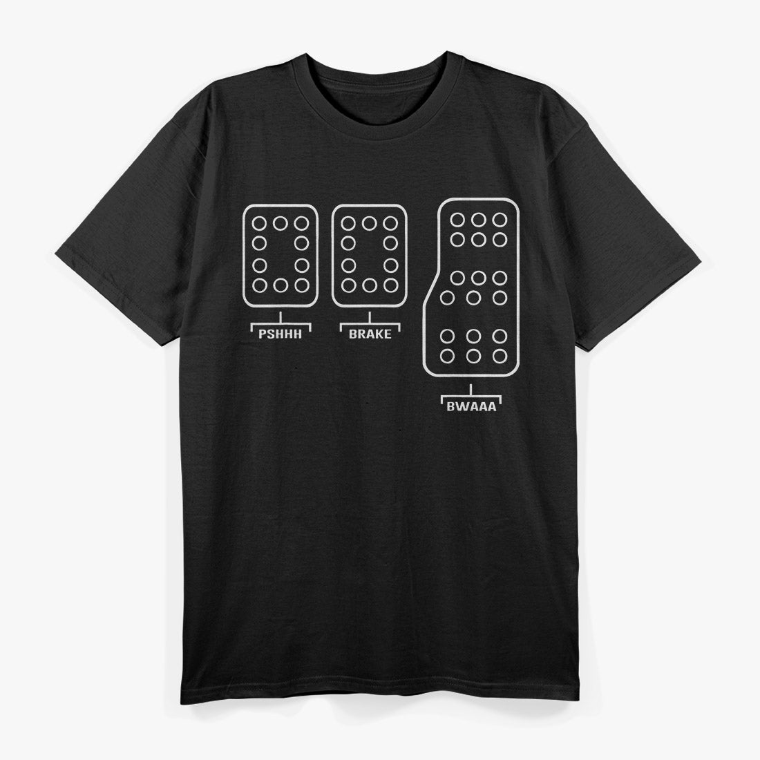 Save Manual Pedal Shift Diagram Car Racing T-Shirt