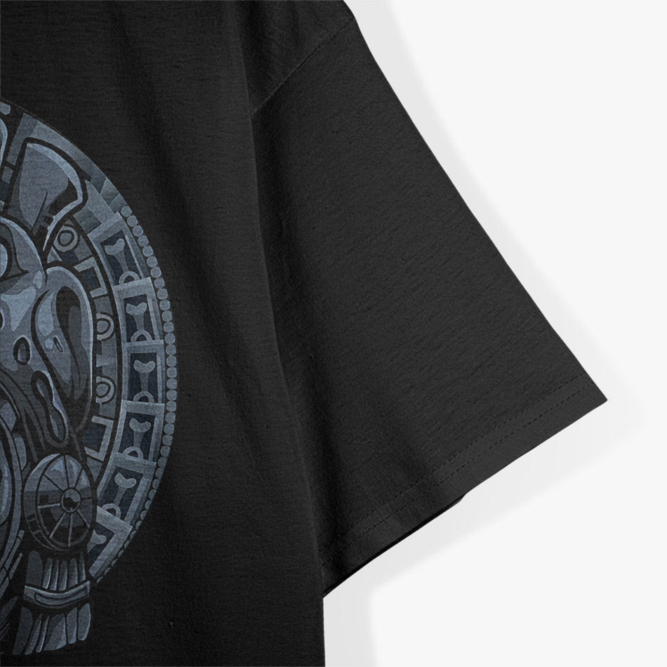 Skull Warrior Aztec, Aztec Inca Maya Culture Art T-Shirt